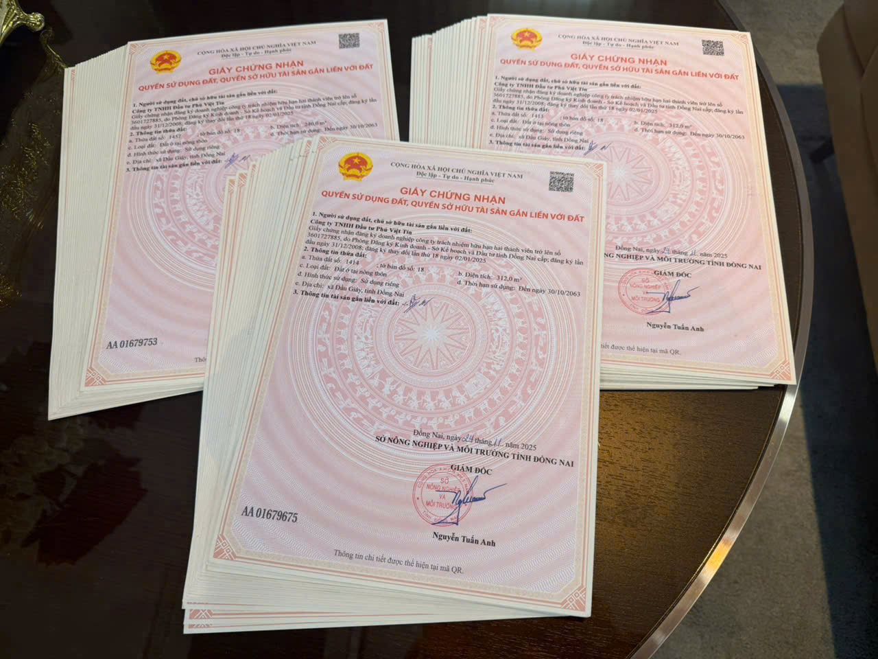 Sổ Hồng từng nền